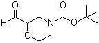 4-叔丁氧羰基-2-吗啉甲醛分子结构 (CAS 218594-02-6)