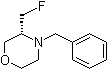 (3R)-3-(氟甲基)-4-苄基吗啉分子结构 (CAS 218594-80-0)