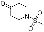 structure of CAS# 218780-53-1, 1-N-甲磺酰基-4-哌啶酮