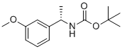 叔-丁基[(1S)-1-(3-甲氧基苯基)乙基]氨基甲酸酯分子结构 (CAS 218900-56-2)