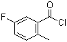 structure of CAS# 21900-39-0, 5-Fluoro-2-methylbenzoyl chloride