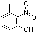 2-羟基-3-硝基-4-甲基吡啶分子结构 (CAS 21901-18-8)