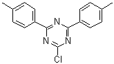 2-氯-4,6-双(4-甲基苯基)-1,3,5-三嗪分子结构 (CAS 21902-34-1)