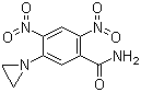 5-(1-氮杂环丙基)-2,4-二硝基苯甲酰胺分子结构 (CAS 21919-05-1)