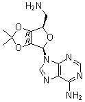 structure of CAS# 21950-36-7, 5'-Amino-5'-deoxy-2',3'-O-isopropylidineadenosine