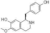 CAS # 2196-60-3, (+)-Coclaurine, (+)-R-Coclaurine, (R)-Coclaurine, Sanjoinine K, d-Coclaurine, (1R)-1,2,3,4-Tetrahydro-1-[(4-hydroxyphenyl)methyl]-6-methoxy-7-isoquinolinol
