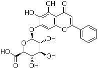 structure of CAS# 21967-41-9, Baicalin