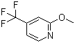 2-甲氧基-4-三氟甲基吡啶分子结构 (CAS 219715-34-1)