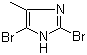 structure of CAS# 219814-29-6, 2,5-二溴-4-甲基咪唑