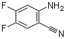2-氨基-4,5-二氟苯甲腈分子结构 (CAS 219823-49-1)