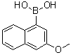 structure of CAS# 219834-94-3, (3-甲氧基-1-萘基)硼酸