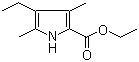 structure of CAS# 2199-47-5, 4-乙基-3,5-二甲基-1H-吡咯-2-甲酸乙酯