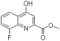 structure of CAS# 219949-89-0, 8-氟-4-羟基喹啉-2-甲酸甲酯