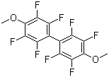 structure of CAS# 2200-71-7, 2,2',3,3',5,5',6,6'-八氟-4,4'-二甲氧基-1,1'-联苯