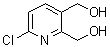structure of CAS# 220001-93-4, 6-Chloro-2,3-pyridinedimethanol