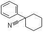CAS # 2201-23-2, 1-Phenyl-1-cyclohexanecarbonitrile, 1-Phenylcyclohexane-1-carbonitrile