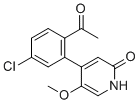 CAS 登录号：2201839-83-8, 4-(2-乙酰基-5-氯苯基)-5-甲氧基吡啶-2(1H)-酮