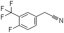 structure of CAS# 220239-65-6, 4-氟-3-(三氟甲基)苯乙腈