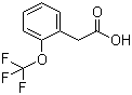 structure of CAS# 220239-67-8, 2-(三氟甲氧基)苯乙酸