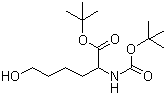 structure of CAS# 220243-81-2, 2-(叔丁氧羰基氨基)-6-羟基己酸叔丁酯