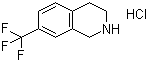 structure of CAS# 220247-87-0, 7-三氟甲基-1,2,3,4-四氢异喹啉盐酸盐