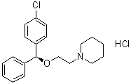CAS 登录号：220282-83-7, 1-[2-[(S)-(4-氯苯基)苯基甲氧基]乙基]哌啶盐酸盐