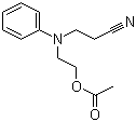 CAS # 22031-33-0, 2-[N-(2-Cyanoethyl)anilino]ethyl acetate, 3-[[2-(Acetyloxy)ethyl]phenylamino]propanenitrile