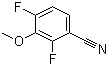 structure of CAS# 220353-20-8, 2,4-二氟-3-甲氧基苯腈