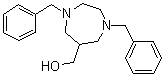Hexahydro-1,4-bis(phenylmethyl)-1H-1,4-diazepine-6-methanol molecular structure (CAS 220364-89-6)