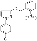 1-(4-氯苯基)-3-[(2-硝基苯基)甲氧基]-1H-吡唑分子结构 (CAS 220368-29-6)