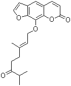 CAS # 220391-49-1, 9-[[(2E)-3,7-Dimethyl-6-oxo-2-octen-1-yl]oxy]-7H-furo[3,2-g][1]benzopyran-7-one