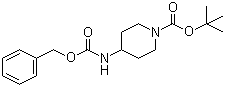 structure of CAS# 220394-97-8, 4-Benzyloxycarbonylamino-N-Boc-piperdine