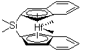 [(二甲基硅烷亚基)二[(1,2,3,3a,7a-eta)-1H-茚-1-亚基]]二甲基铪分子结构 (CAS 220492-55-7)