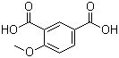 4-甲氧基异酞酸分子结构 (CAS 2206-43-1)