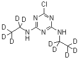 structure of CAS# 220621-39-6, 十氘代西玛嗪