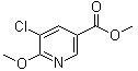 structure of CAS# 220656-93-9, 5-氯-6-甲氧基烟酸甲酯