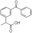 structure of CAS# 22071-15-4, 酮基布洛芬