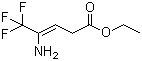 4-氨基-5,5,5-三氟-3-戊烯酸乙酯分子结构 (CAS 220719-76-6)