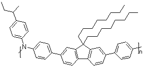聚(9,9-二辛基芴-co-N-(4-丁基苯基)二苯胺)分子结构 (CAS 220797-16-0)