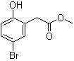 5-溴-2-羟基苯乙酸甲酯分子结构 (CAS 220801-66-1)