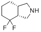 Rel-(3aR,7aS)-4,4-二氟八氢-1H-异吲哚分子结构 (CAS 2208746-34-1)