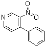 3-硝基-4-苯基吡啶分子结构 (CAS 220952-00-1)