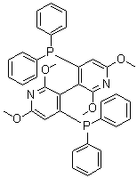structure of CAS# 221012-82-4, (3R)-4,4'-二(二苯基膦基)-2,2',6,6'-四甲氧基-3,3'-联吡啶