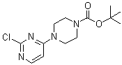 4-(2-氯嘧啶-4-基)哌嗪-1-羧酸叔丁基酯分子结构 (CAS 221050-88-0)