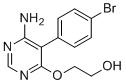 CAS # 2211059-05-9, Macitentan Impurity 14, 2-{[6-Amino-5-(4-bromophenyl)-4-pyrimidinyl]oxy}ethanol