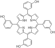 structure of CAS# 22112-79-4, 5,10,15,20-Tetra(3-hydroxyphenyl)porphyrin
