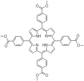 CAS # 22112-83-0, 5,10,15,20-Tetra(4-carboxyphenyl)porphine tetramethyl ester, meso-Tetra(4-carboxyphenyl)porphine tetramethyl ester