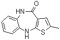 structure of CAS# 221176-49-4, 5,10-Dihydro-2-methyl-4H-thieno[2,3-b][1,5]benzodiazepin-4-one