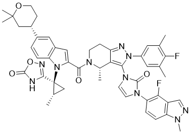 structure of CAS# 2212020-52-3, Orforglipron