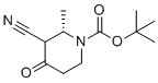 (2S)-3-氰基-2-甲基-4-氧代哌啶-1-甲酸叔丁酯分子结构 (CAS 2212021-56-0)